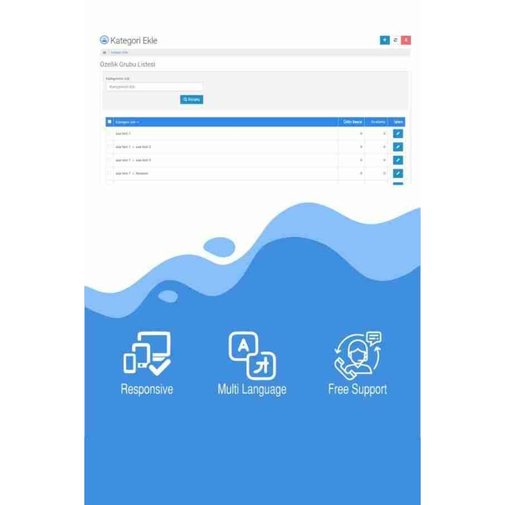 Opencart Admin Kategori Filtreleme