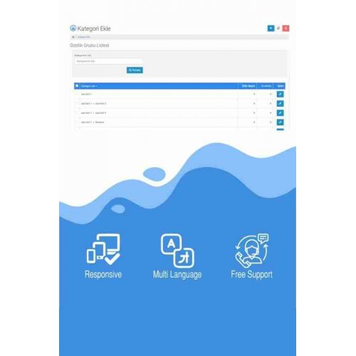 Opencart Admin Kategori Filtreleme