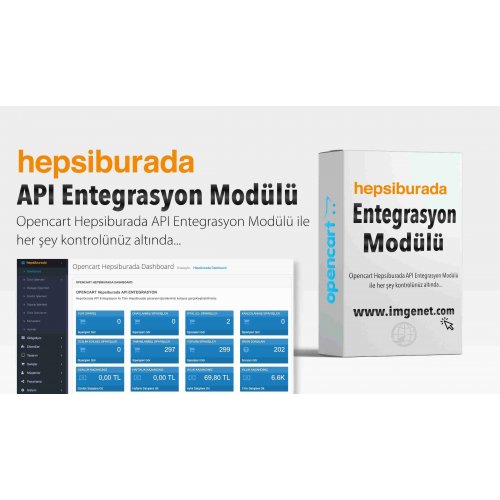 Opencart Hepsiburada API Entegrasyon Modülü