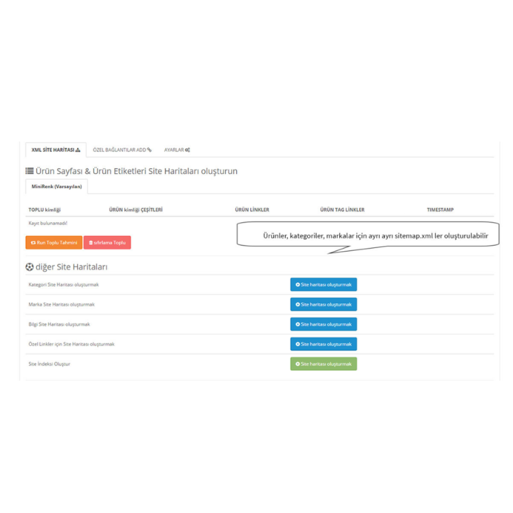 Opencart Sitemap Generator Modülü