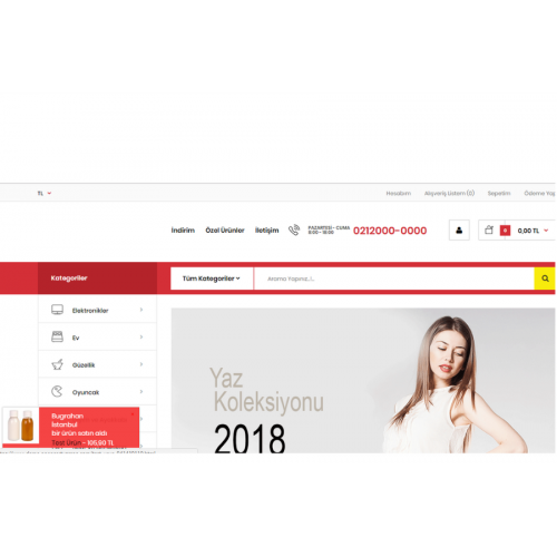 Opencart Son Siparişler Modülü
