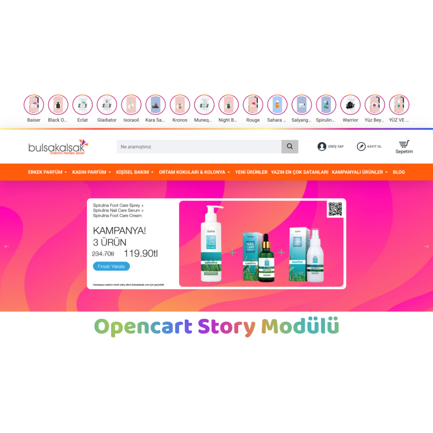 Opencart İnstagram Story Modülü