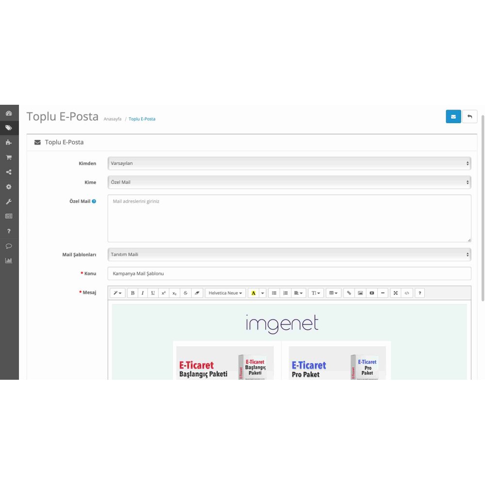 Opencart Toplu Seçenek Güncelleme Modülü