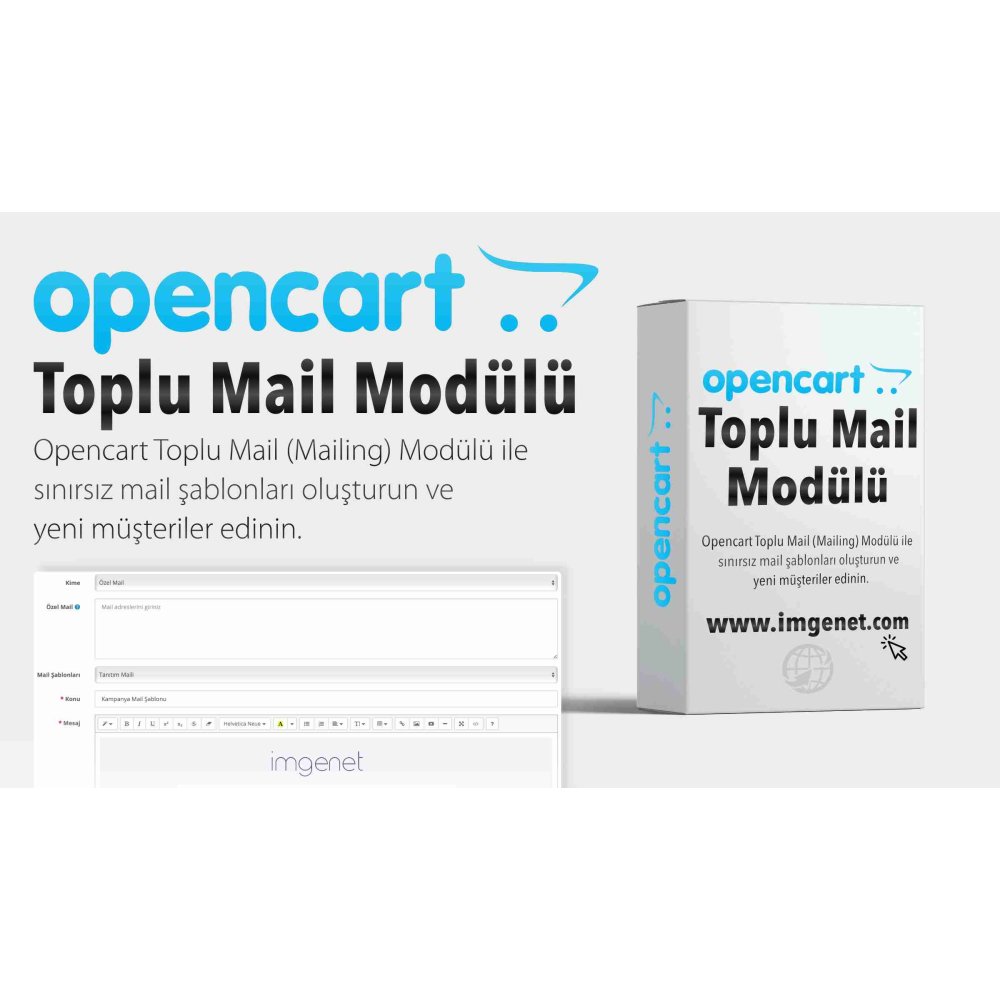 Opencart Toplu E-Mail (Mailing) Modülü