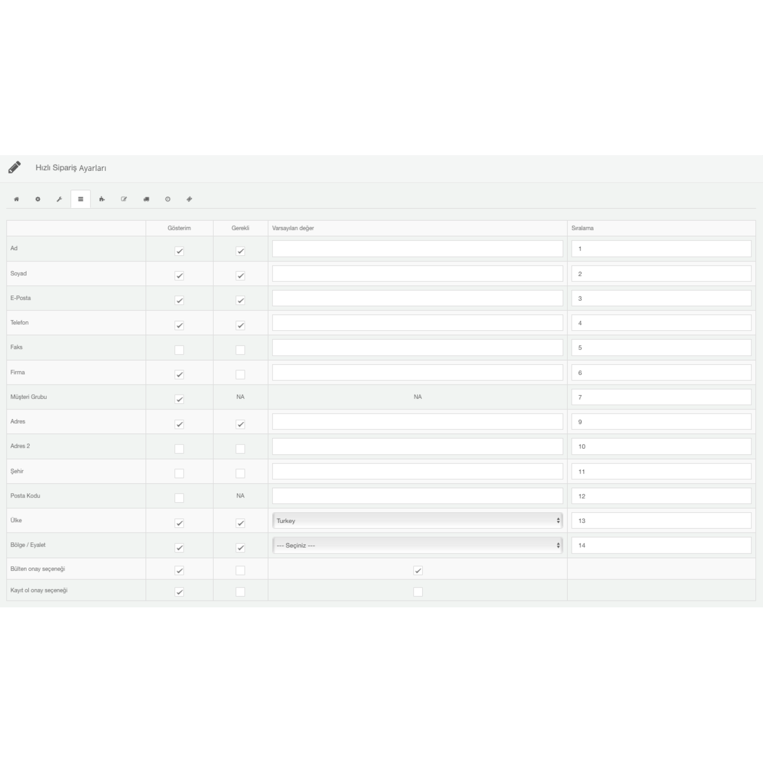 Opencart Hızlı Sipariş Modülü