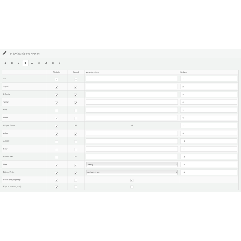 Opencart Tek Sayfada Ödeme Modülü