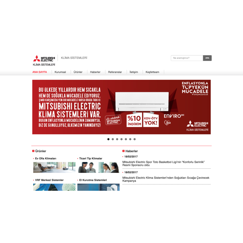 Opencart Klima Satış Teması Opencart Klima Satış Teması