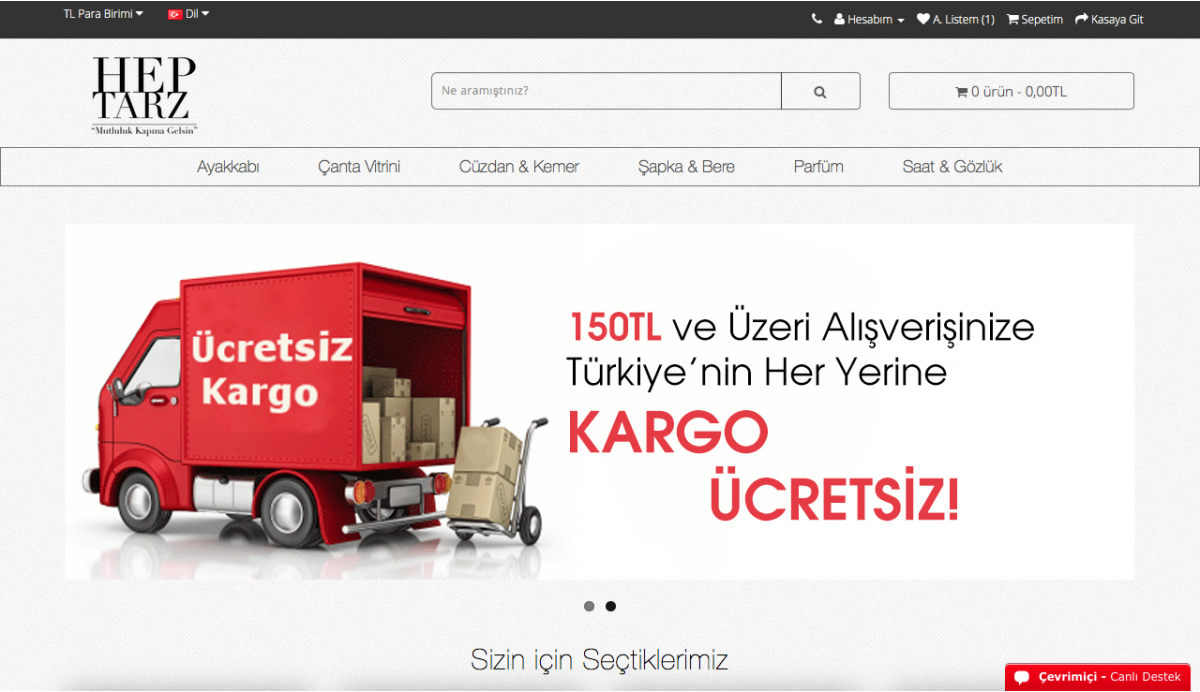 Opencart Hep Tarz Tema