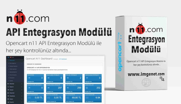 Opencart n11 API Entegrasyon Modülü