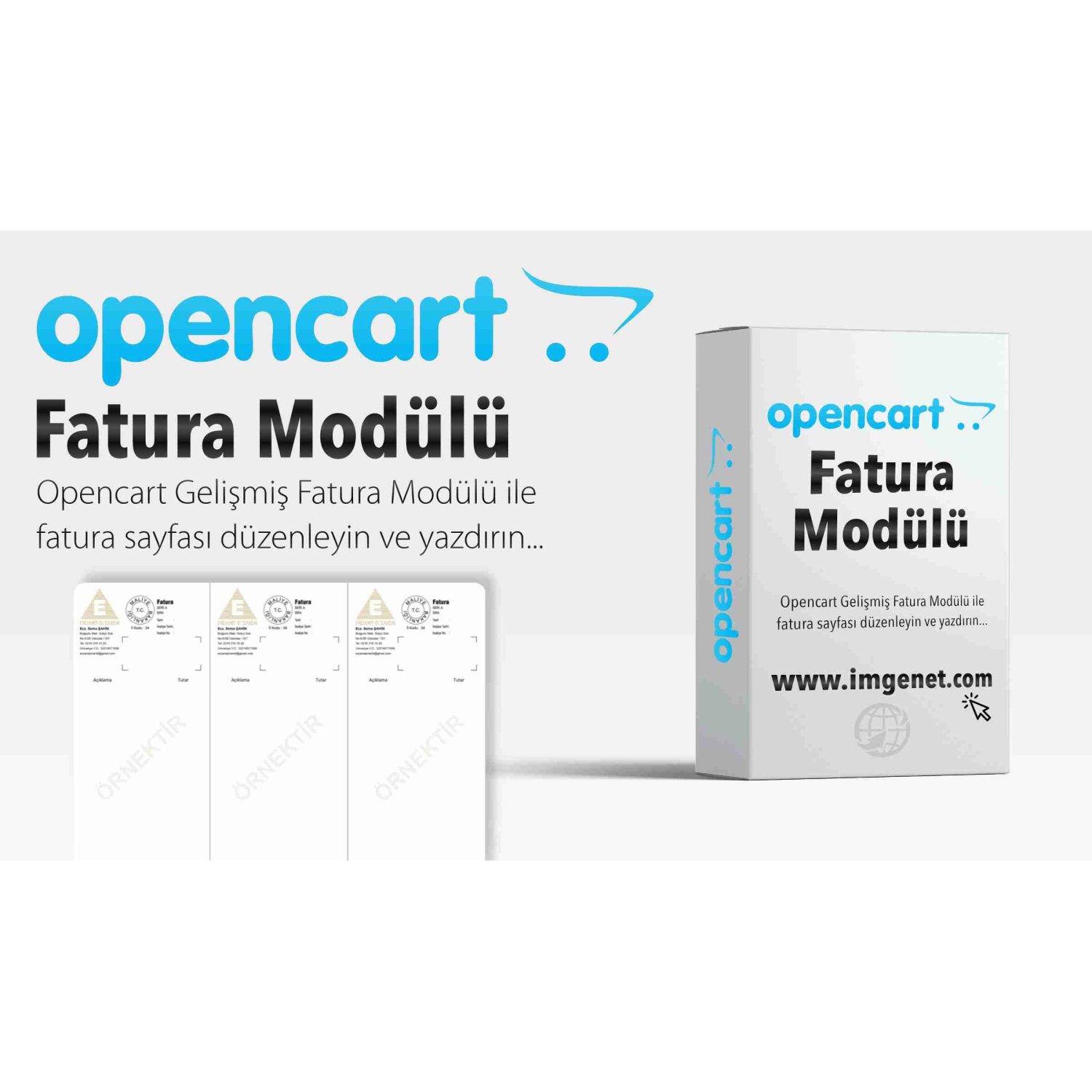 Opencart Fatura Düzenleme Modülü