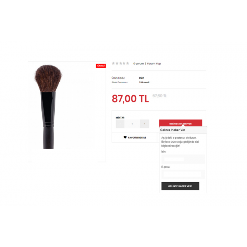 Opencart Stok Gelince Haber Ver Modülü