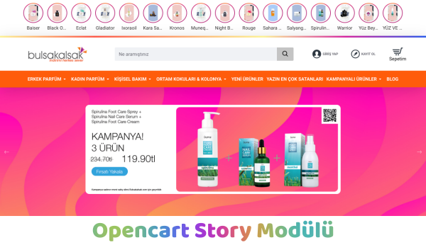 Opencart İnstagram Story Modülü