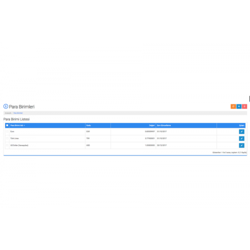 Opencart TCMB Kur Modülü