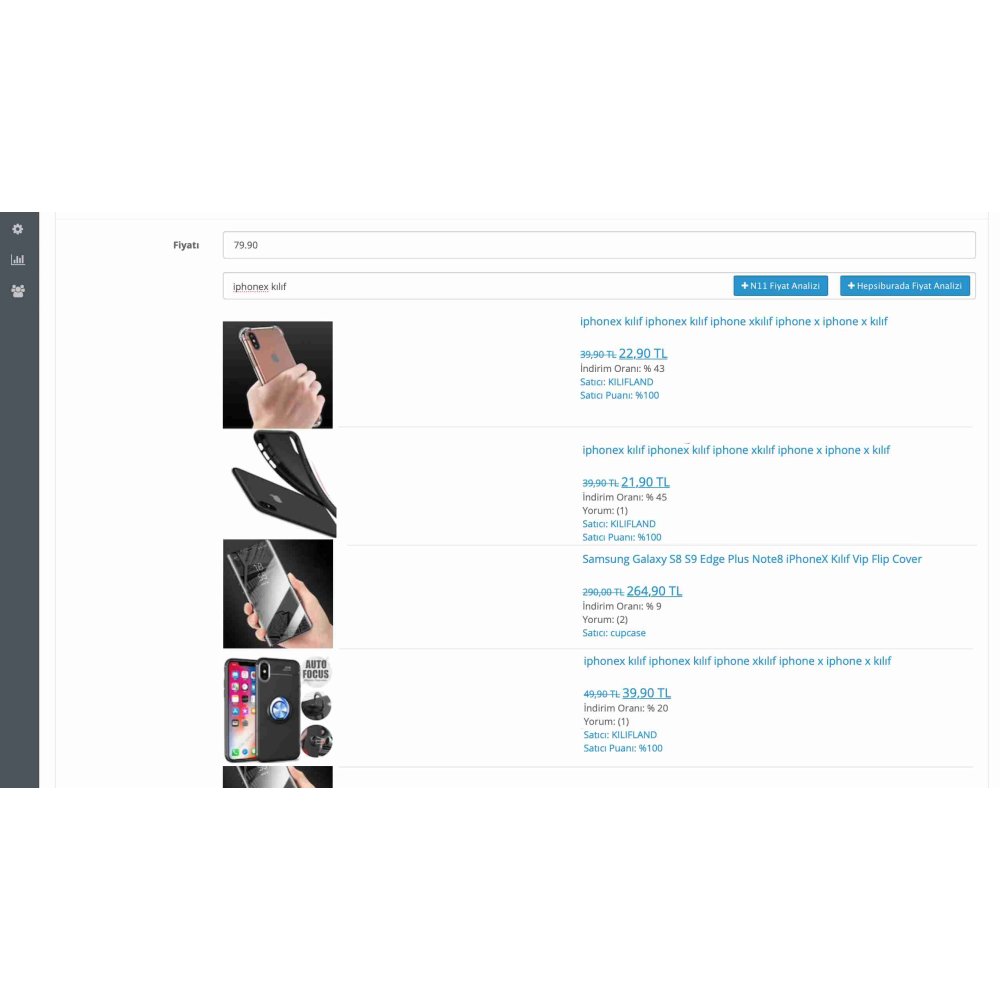 Opencart Rakip Fiyat Analizi Modülü Opencart Rakip Fiyat Analizi Modülü