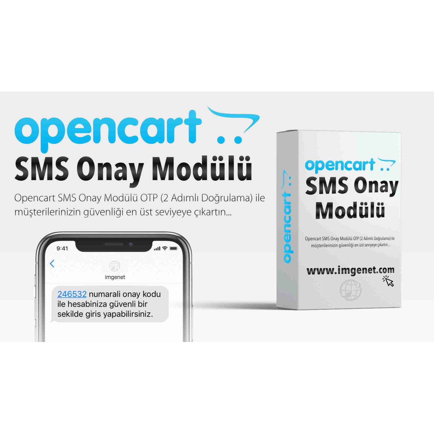 Opencart SMS Onay Modülü OTP (2 Adımlı Doğrulama)