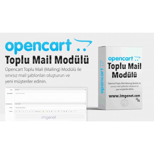 Opencart Toplu E-Mail (Mailing) Modülü
