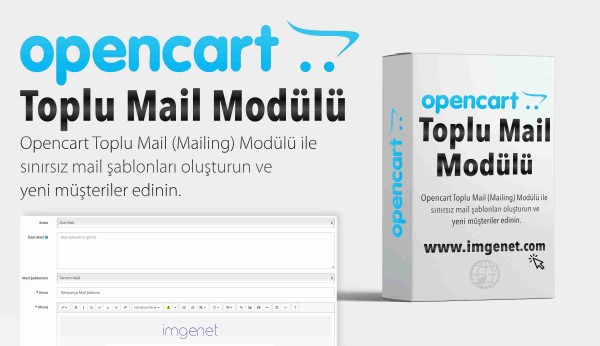 Opencart Toplu E-Mail (Mailing) Modülü